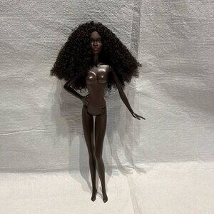Black Barbie 45th anniversary - nude muse doll